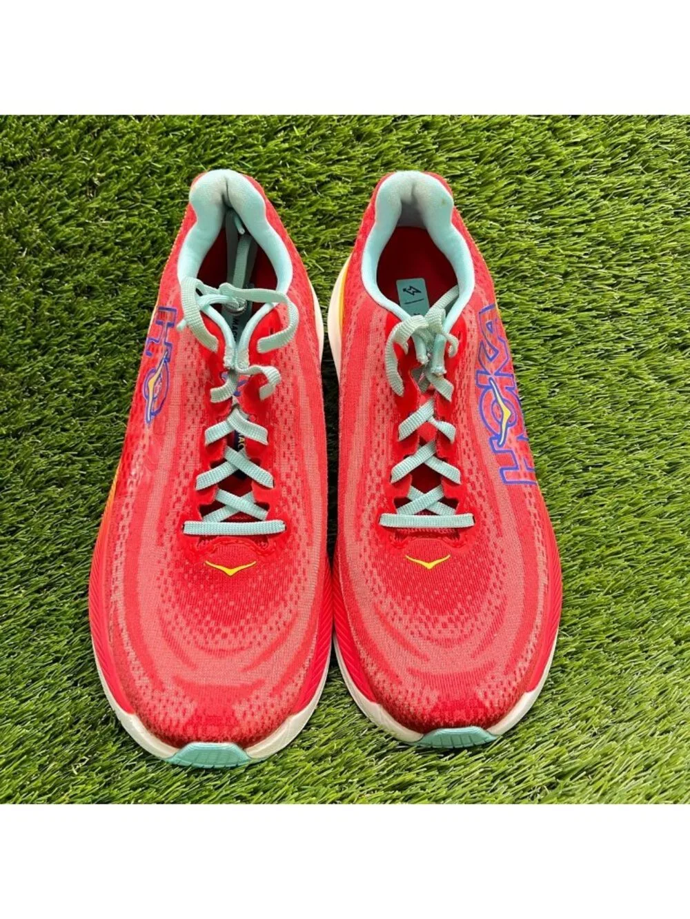 Hoka One One Mach X Cerise Cloudless Red Womens Size 8.5 Running Shoes Sneakers - Picture 6 of 12